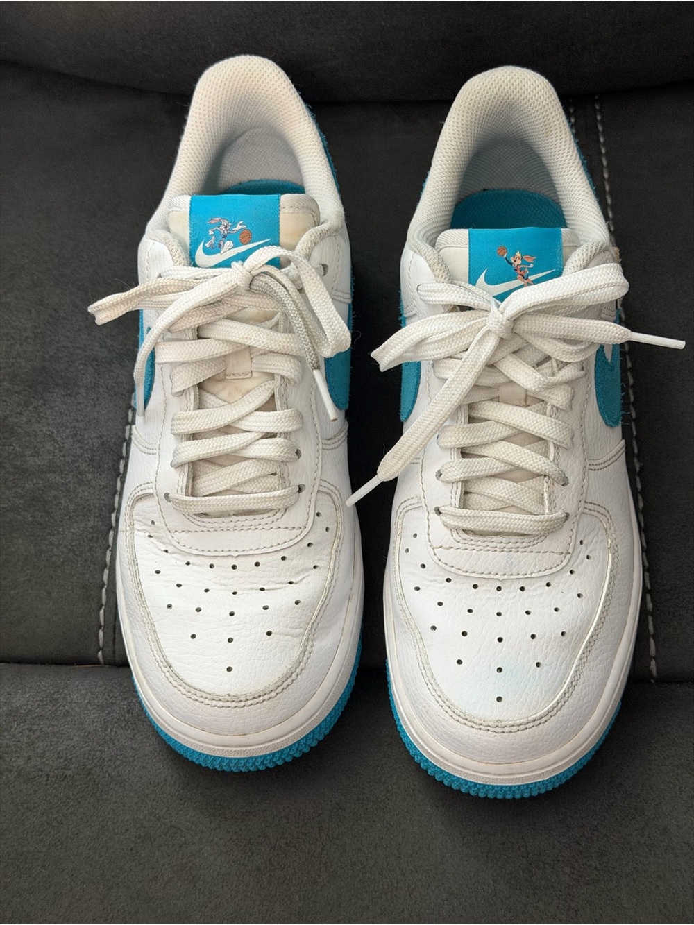 Nike Air Force 1 Low WB Looney Tunes Bugs Bunny Lola Bunny DJ7998-100 Sz 7